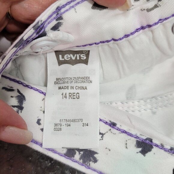 Levi's Denim Leggings Girls Size 14 New - Picture 3 of 7